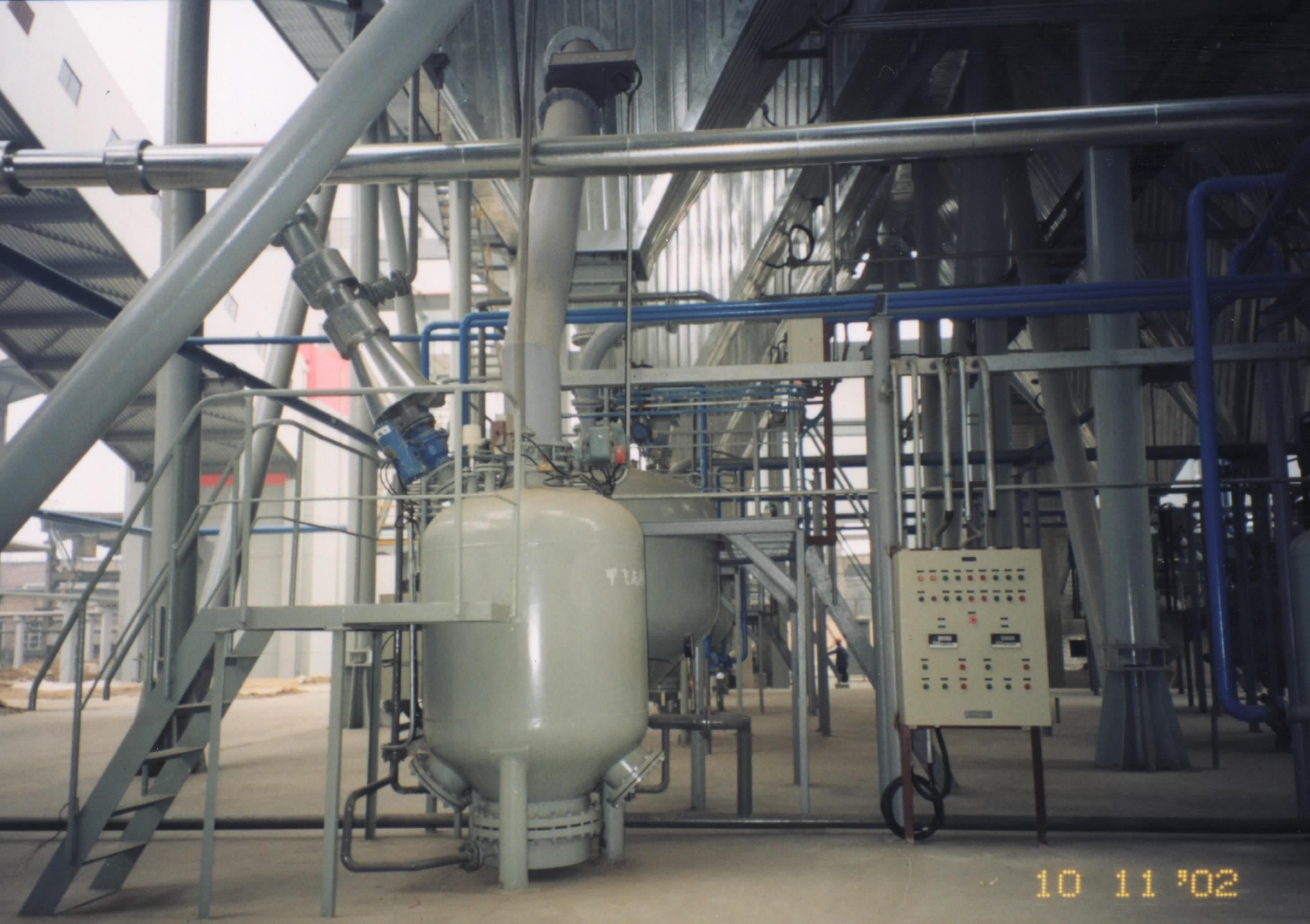 河北保定电厂粉煤灰上引式正压密相气力输送仓泵1-4号线